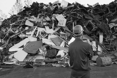 Professional team performing office clearance in Harrow