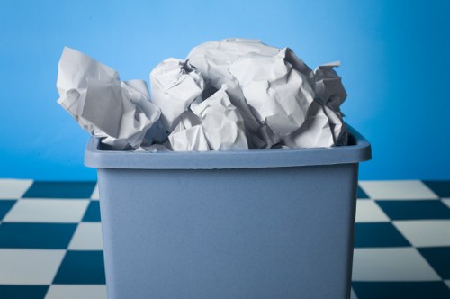Secure document shredding during office clearance
